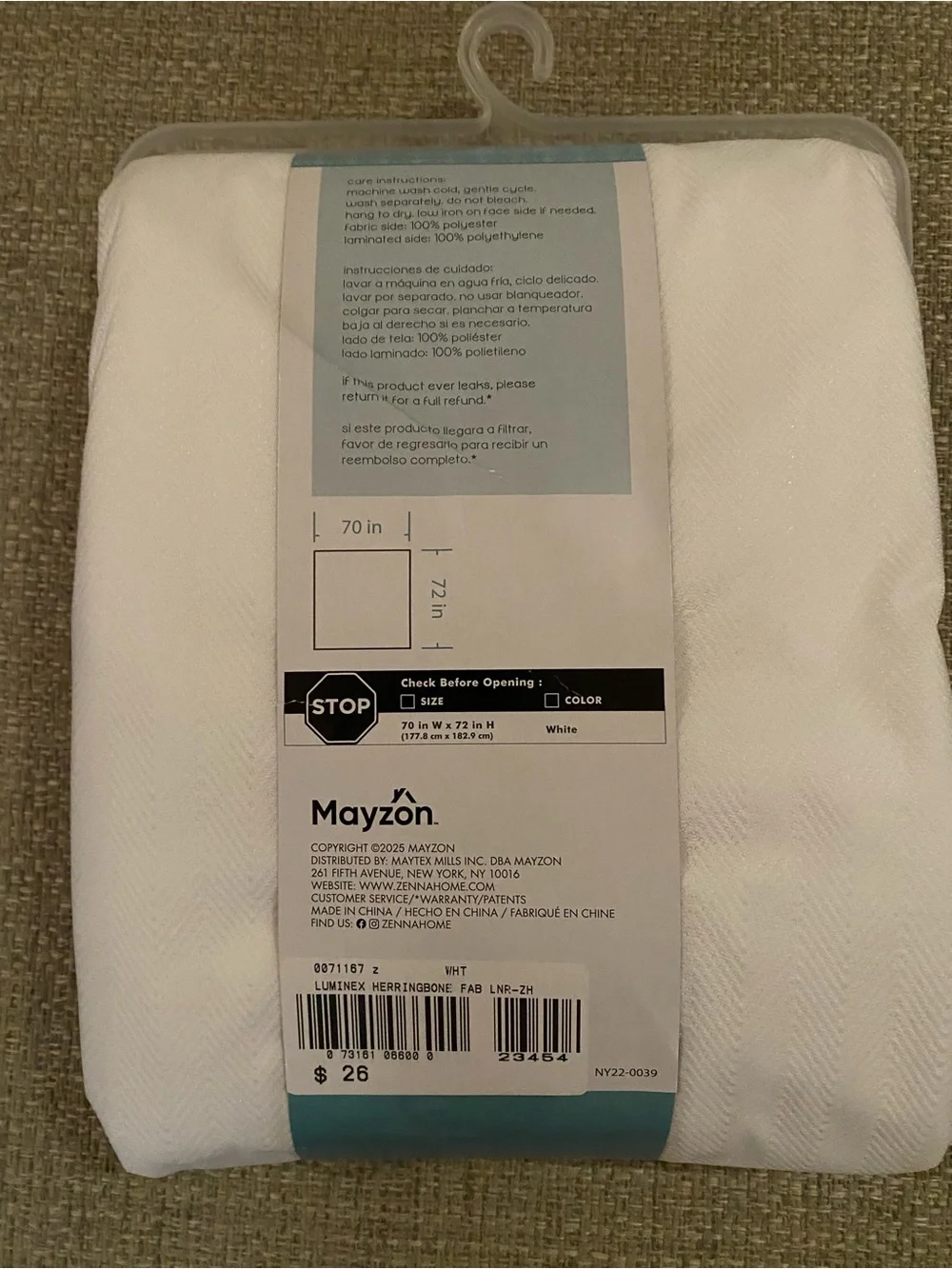 N/A white waterproof